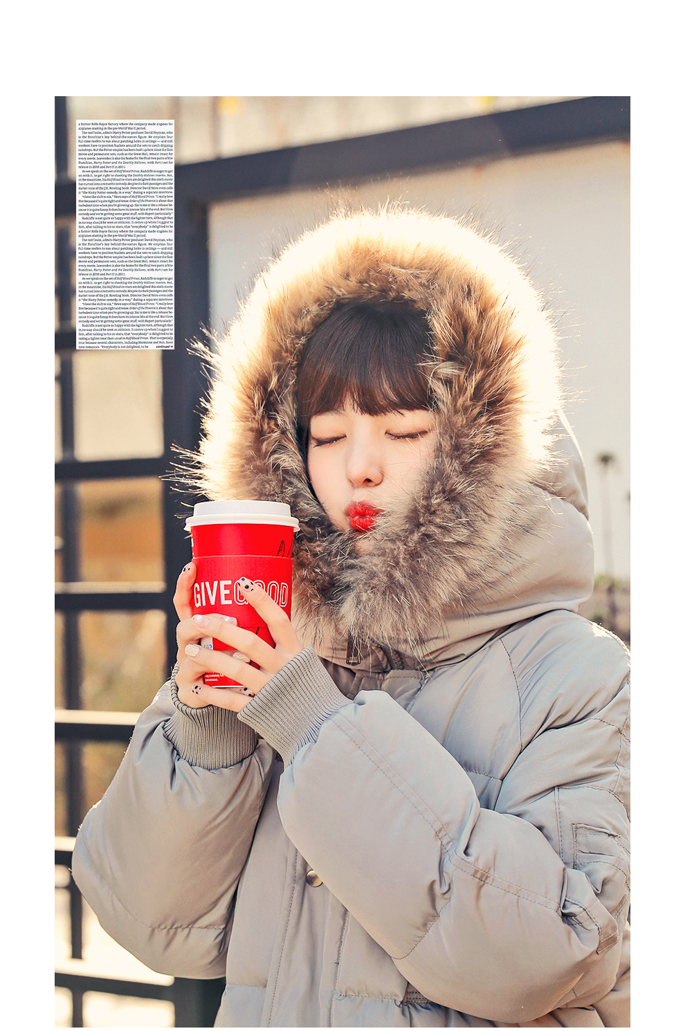 中长款保暖加肥棉衣棉服_韩国代购网 批发代购